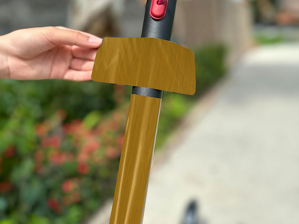 ORACAL 975 Brushed Aluminum Gold Electric Kick-Scooter Wraps