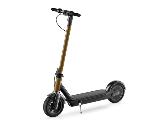 Rwraps Brushed Aluminum Gold E-Scooter Wraps