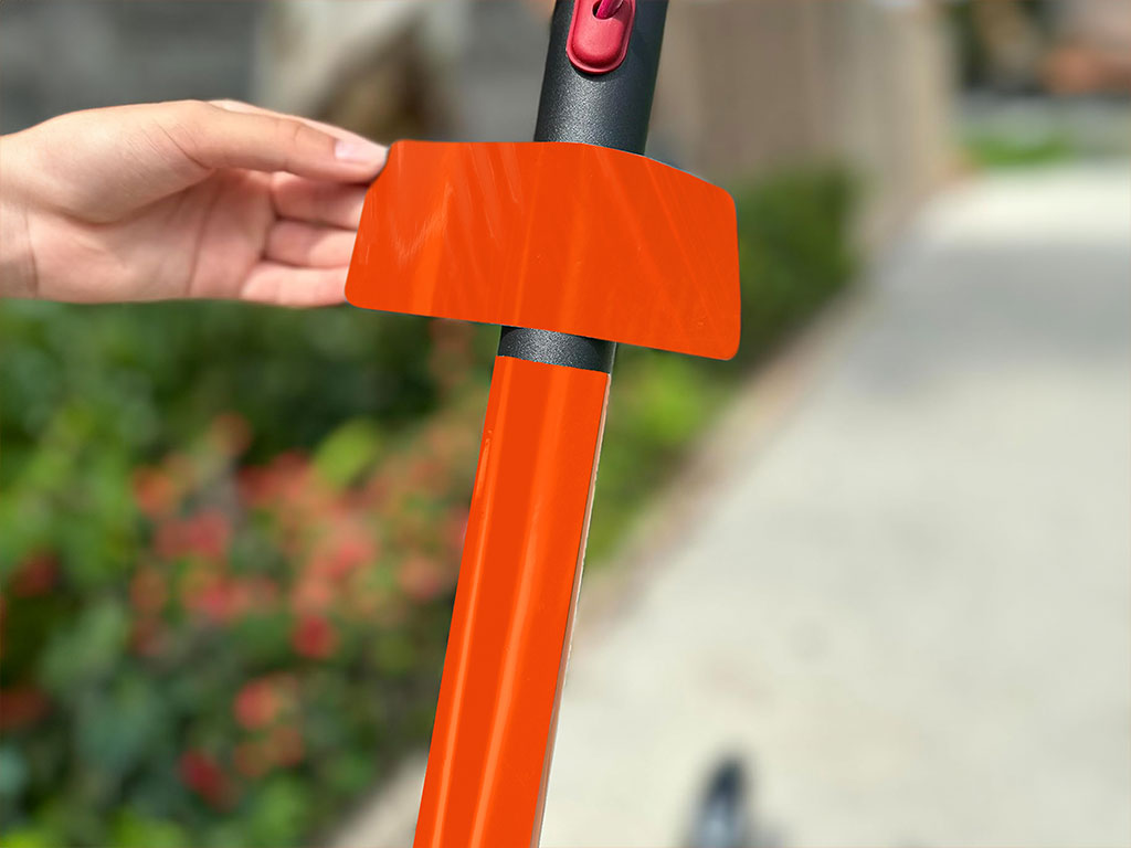 Rwraps Gloss Orange (Fire) Electric Kick-Scooter Wraps