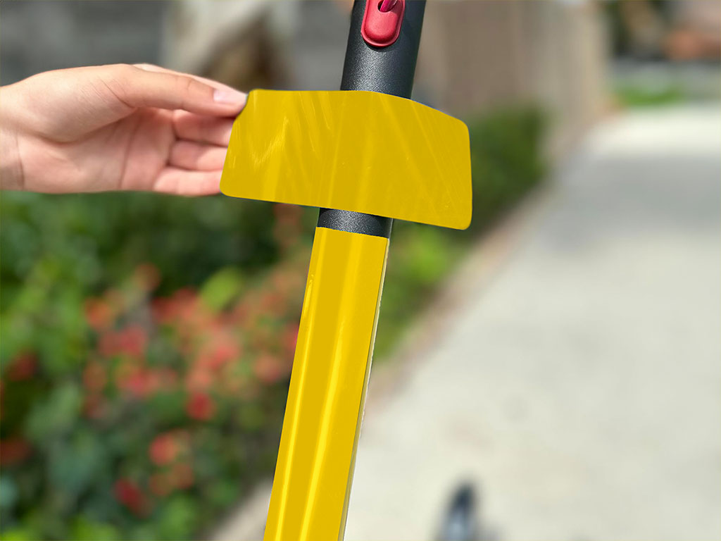 Rwraps Gloss Yellow (Maize) Electric Kick-Scooter Wraps