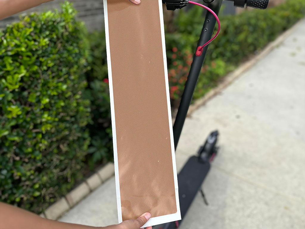 Rwraps Gloss Metallic Champagne Gold DIY Electric Scooter Wraps