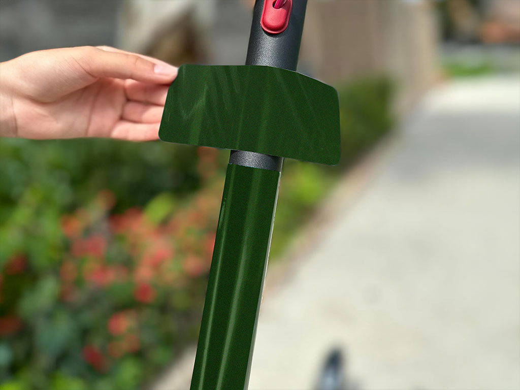 Rwraps Gloss Metallic Green Mamba Electric Kick-Scooter Wraps