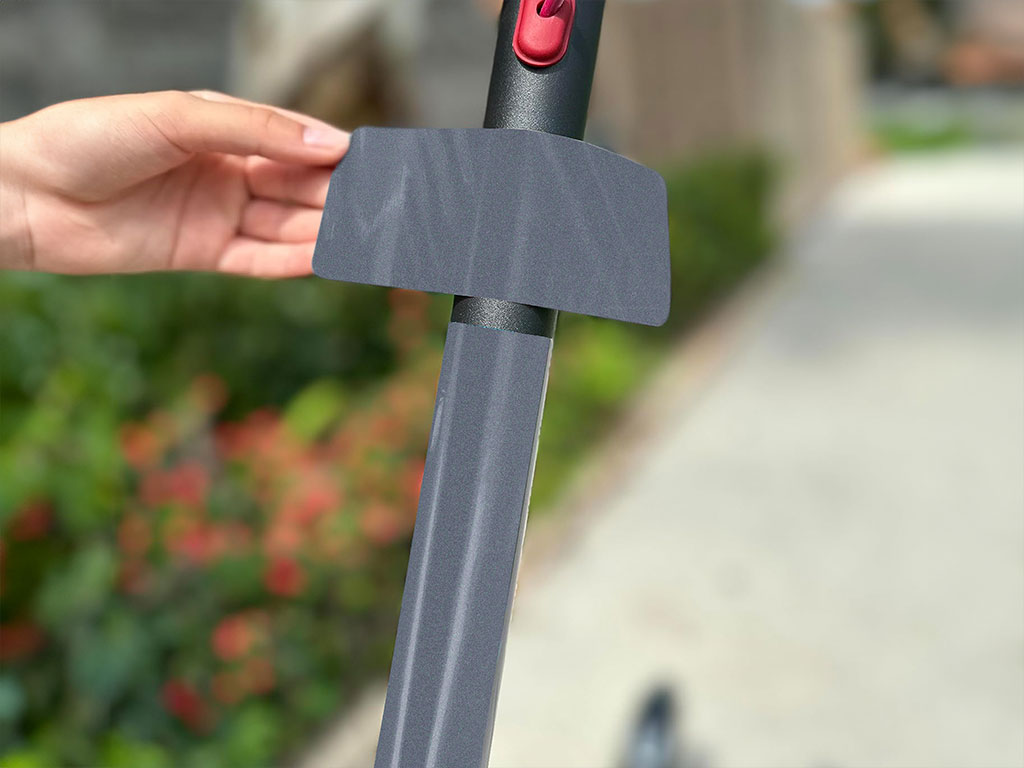 Rwraps Gloss Metallic Titanium Gray Electric Kick-Scooter Wraps