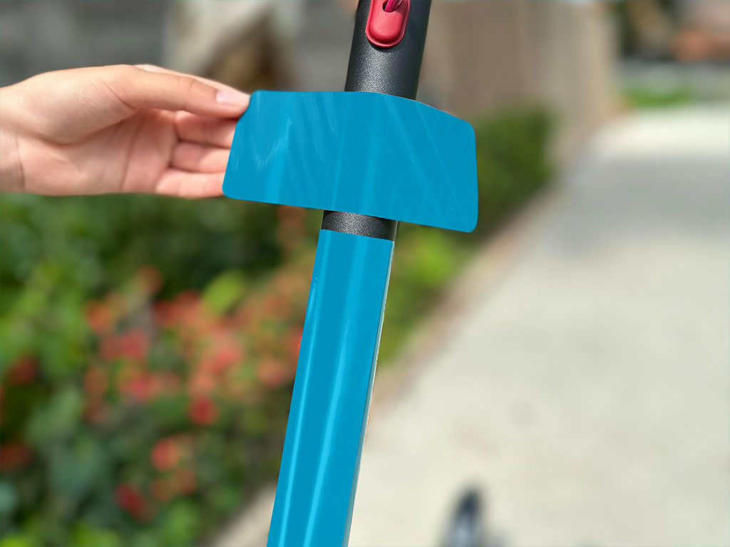 Rwraps Gloss Sky Blue Electric Kick-Scooter Wraps