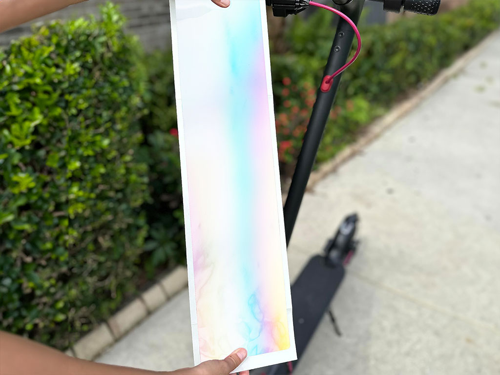 Rwraps Holographic Chrome Silver Neochrome (Matte) DIY Electric Scooter Wraps