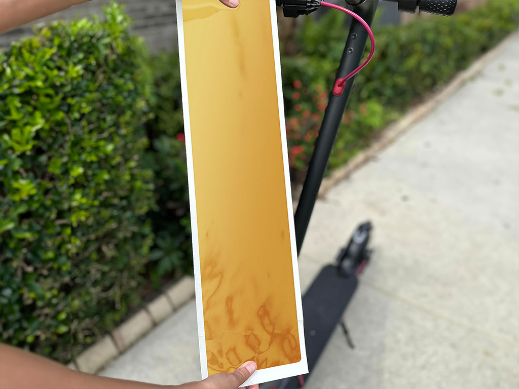 Rwraps Matte Chrome Gold DIY Electric Scooter Wraps