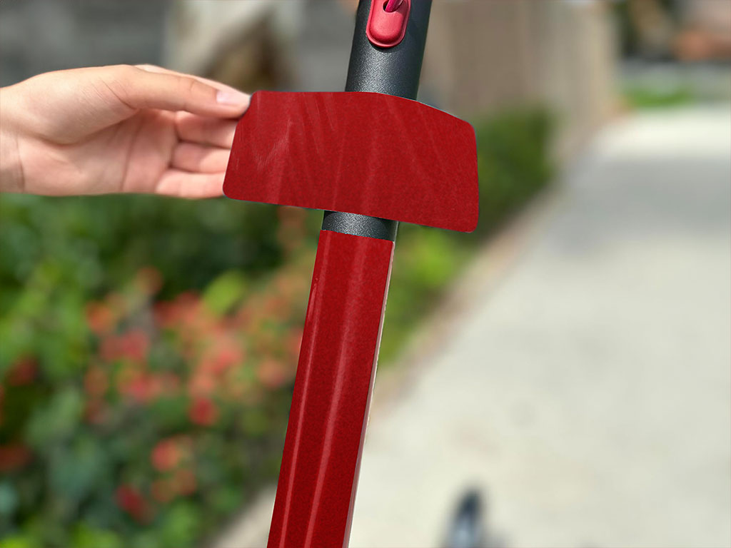 Rwraps Velvet Red Electric Kick-Scooter Wraps