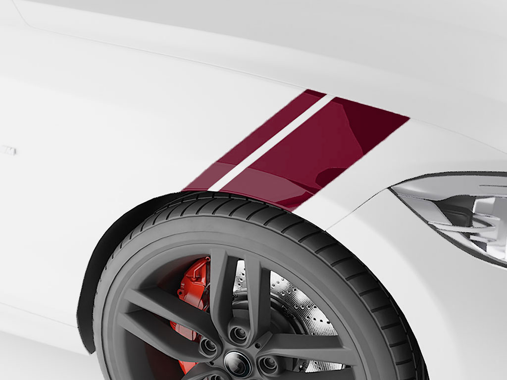 3M Burgundy Fender Stripes