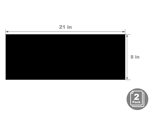 Linear Fender Stripes Length Diagram