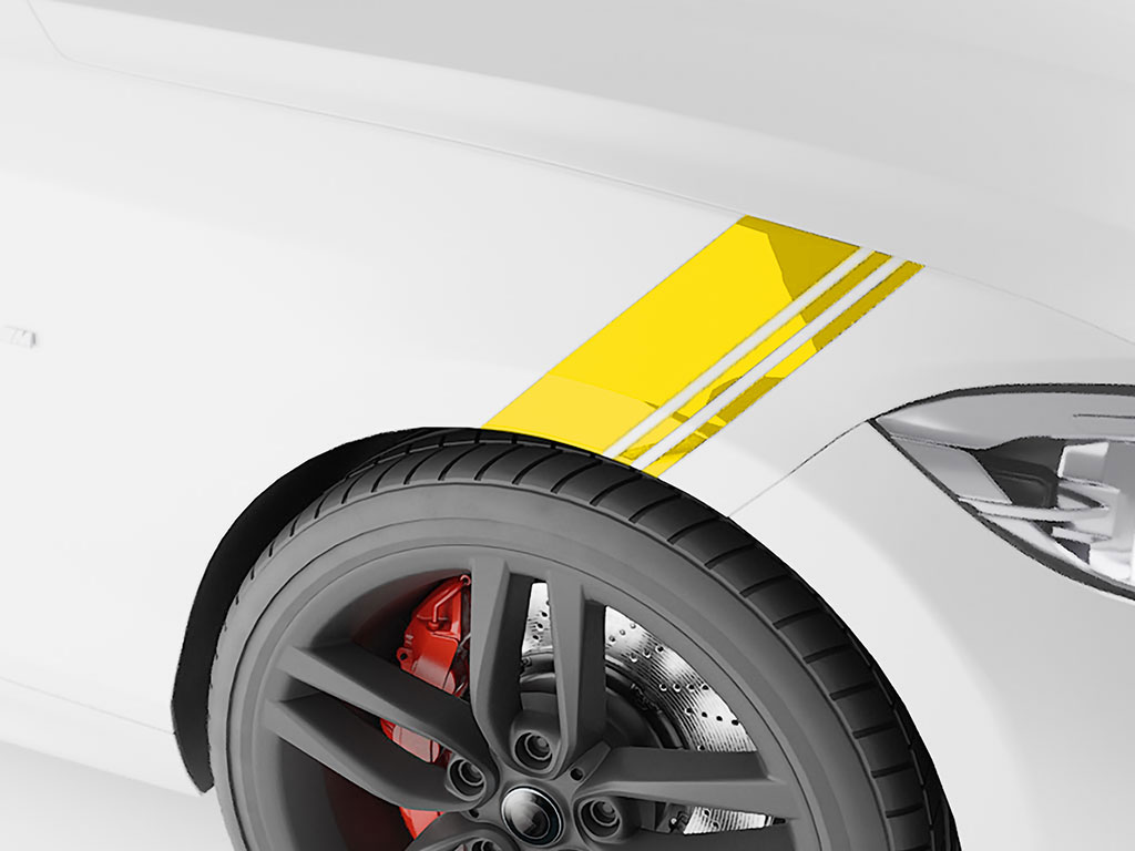 3M Lemon Yellow Fender Stripes