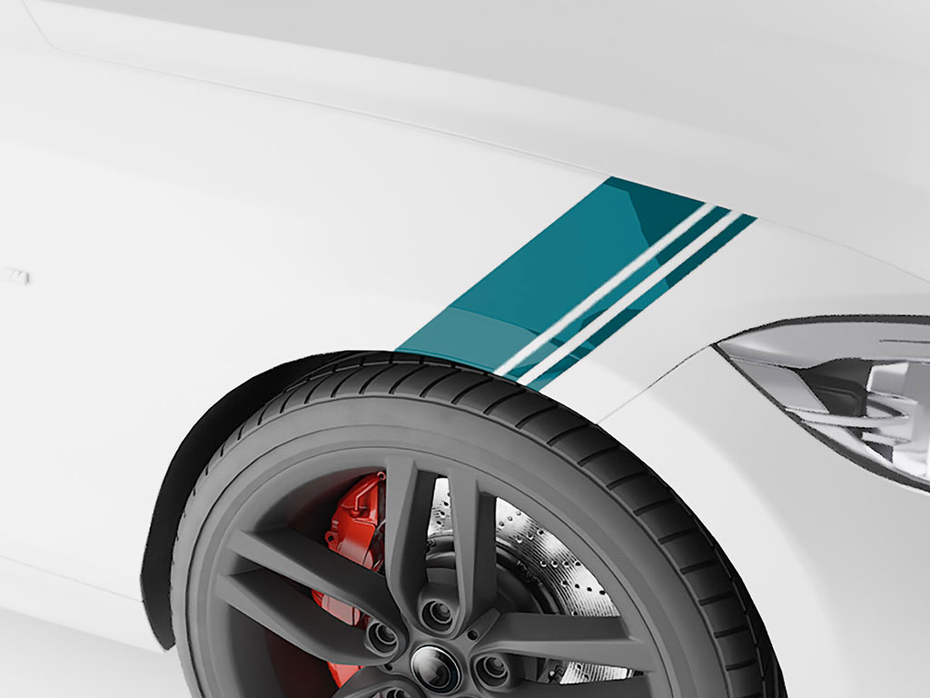 3M Teal Fender Stripes