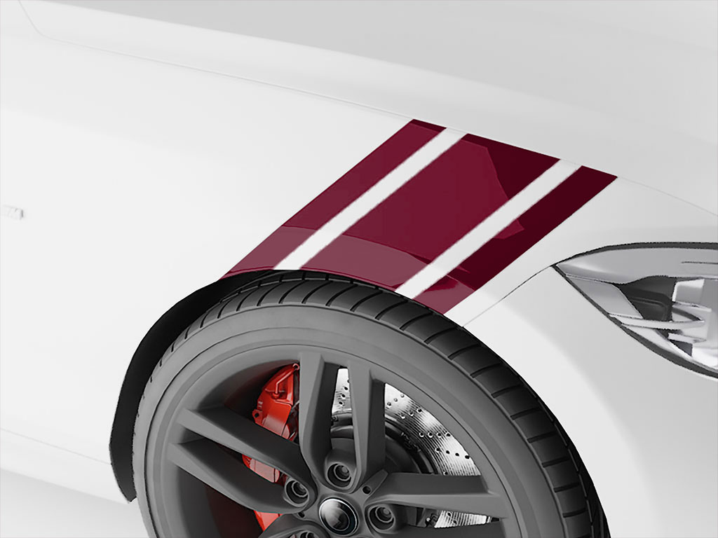 3M Burgundy Fender Stripes