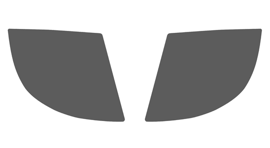 Tesla Model S 2012-2020 Fog Light Protection Covers Diagram