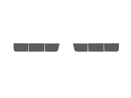 Volkswagen GTI 1995-1998 Fog Light Protection Covers Diagram