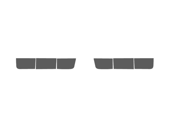 Volkswagen Golf 1993-1998 Fog Light Protection Covers Diagram