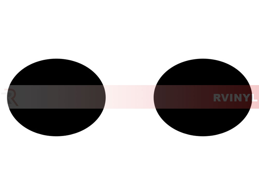 Audi A4 Sedan 1999-2001 Fog Light Tint Diagram