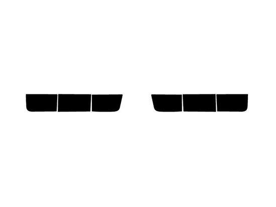 Volkswagen Golf 1993-1998 Fog Light Tint Diagram