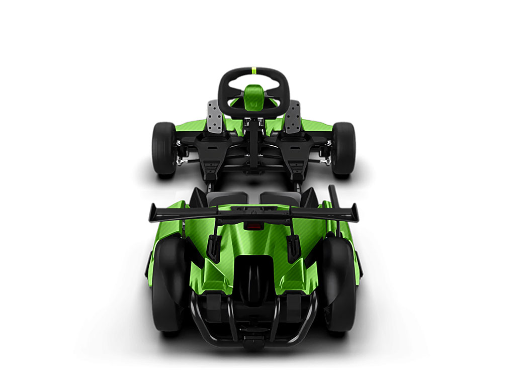 Rwraps 3D Carbon Fiber Green DIY Go Kart Wraps