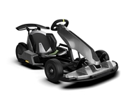 Rwraps Brushed Aluminum Gray Go-Cart Wraps