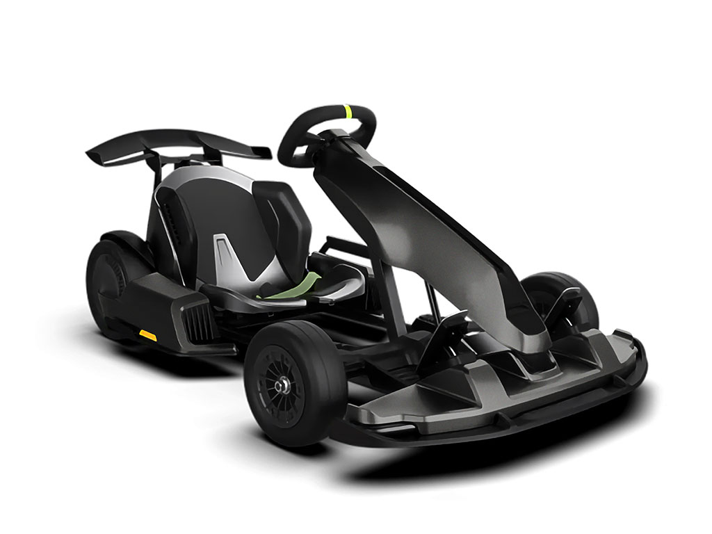 Rwraps Gloss Metallic Black Go-Cart Wraps