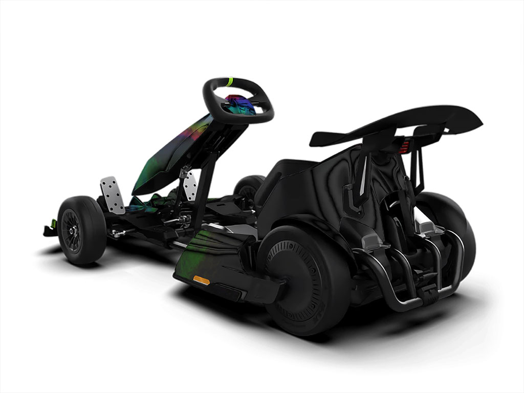 Rwraps Holographic Chrome Black Neochrome Go Kart Vinyl Wraps