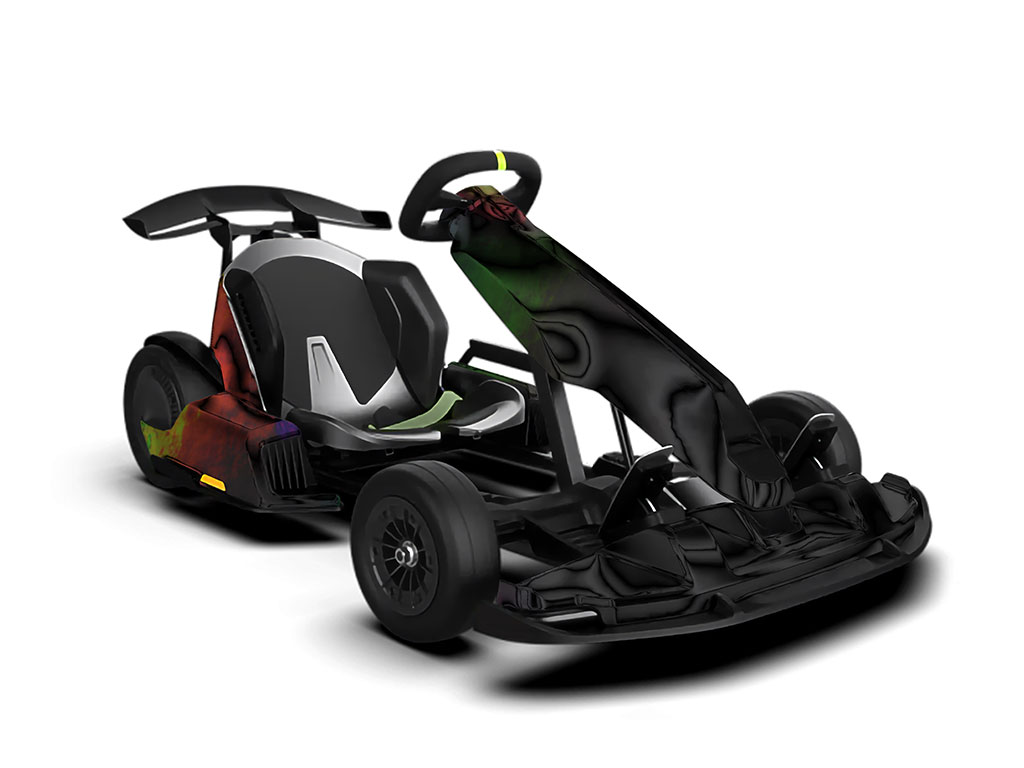 Rwraps Holographic Chrome Black Neochrome Go-Cart Wraps