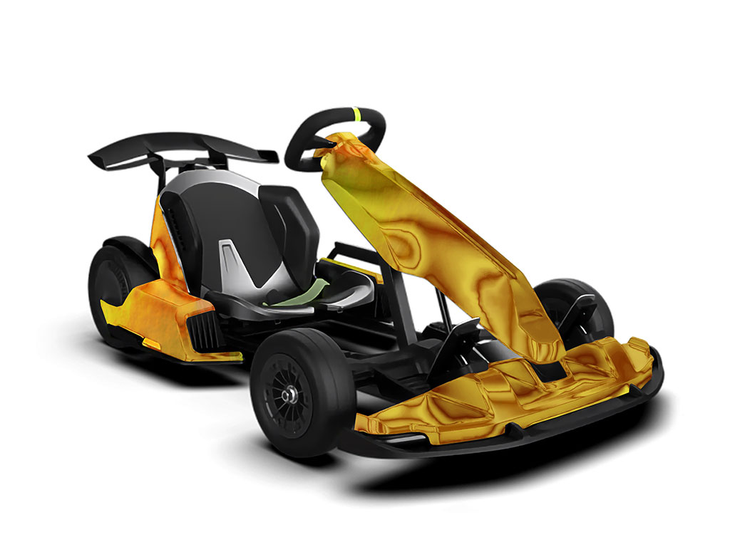 Rwraps Holographic Chrome Gold Neochrome Go-Cart Wraps