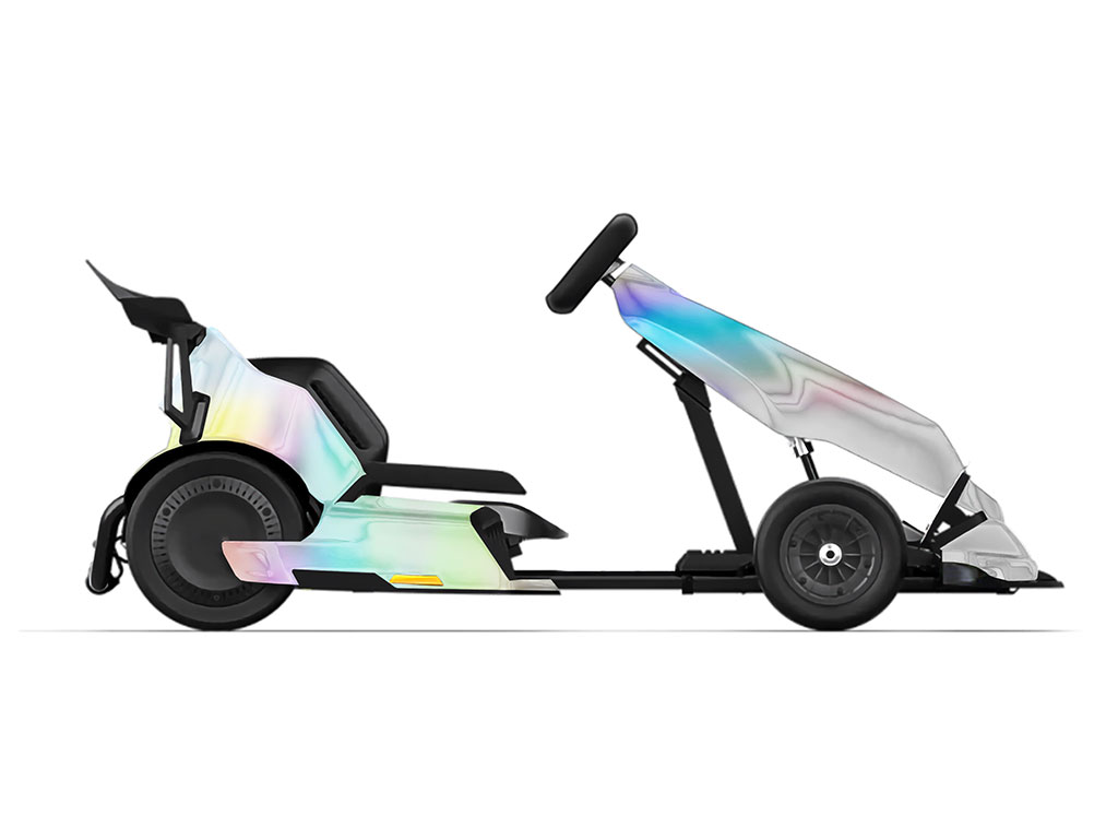 Rwraps Holographic Chrome Silver Neochrome (Matte) Do-It-Yourself Go Kart Wraps