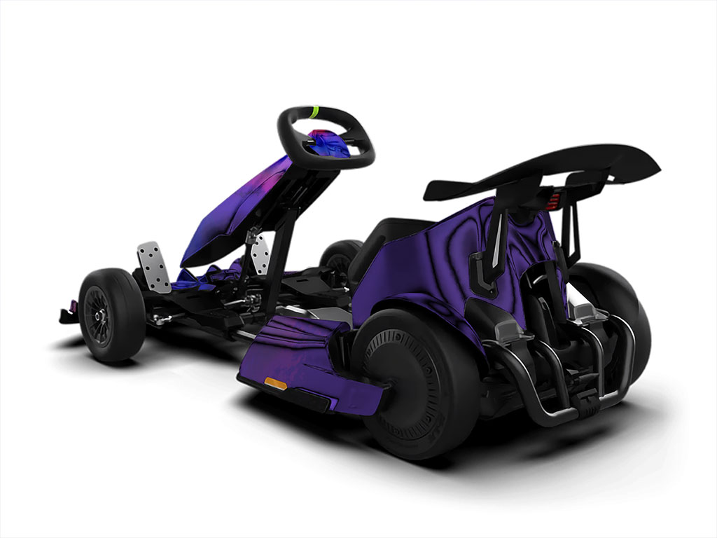 Rwraps Holographic Chrome Purple Neochrome Go Kart Vinyl Wraps