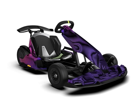 Rwraps™ Holographic Chrome Purple Neochrome Go Kart Wraps