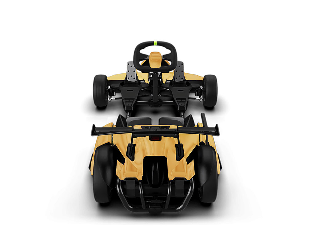 Rwraps Matte Chrome Gold DIY Go Kart Wraps