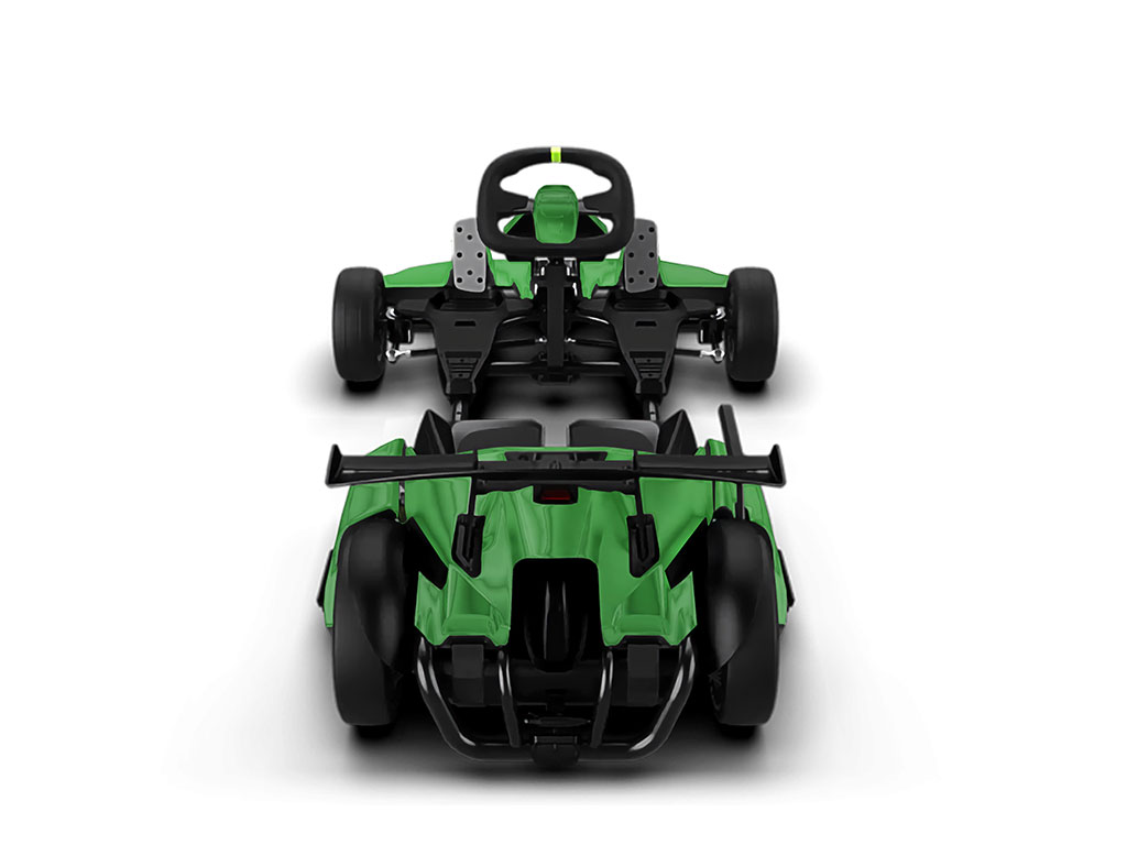 Rwraps Matte Chrome Green DIY Go Kart Wraps