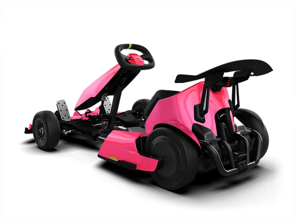 Rwraps Matte Chrome Pink Rose Go Kart Vinyl Wraps