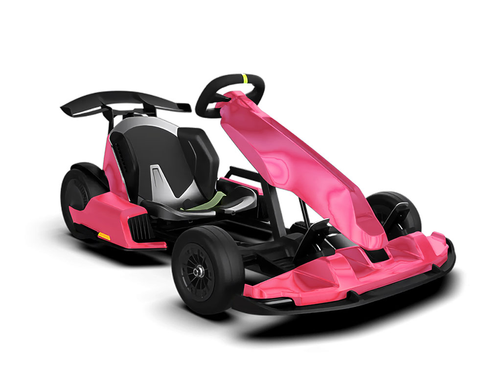 Rwraps Matte Chrome Pink Rose Go-Cart Wraps