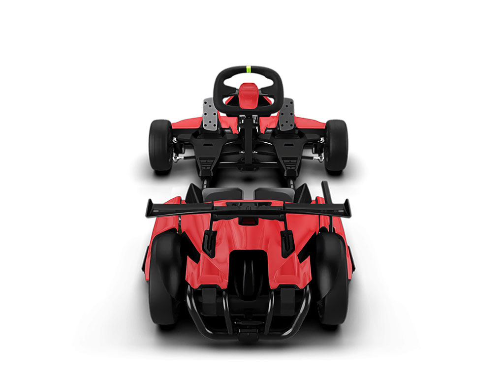 Rwraps Matte Chrome Red DIY Go Kart Wraps