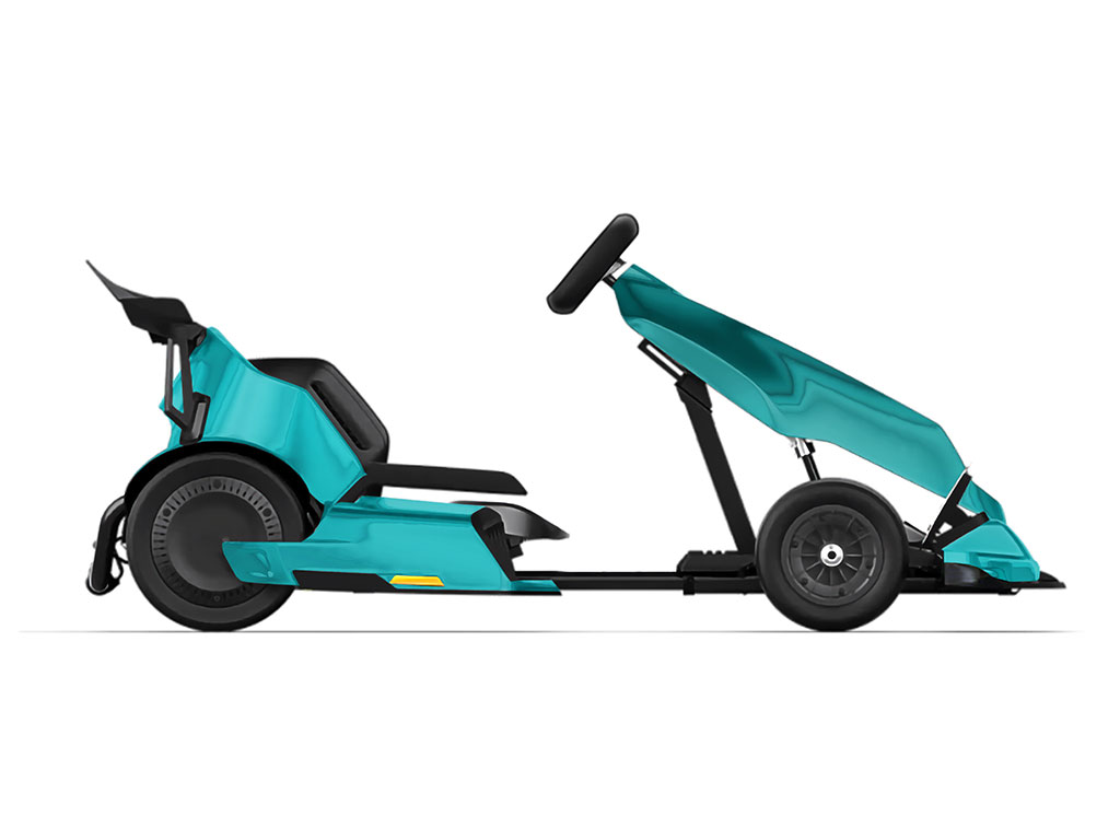 Rwraps Matte Chrome Teal Do-It-Yourself Go Kart Wraps