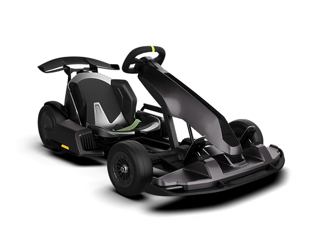 Rwraps Satin Metallic Black Go-Cart Wraps