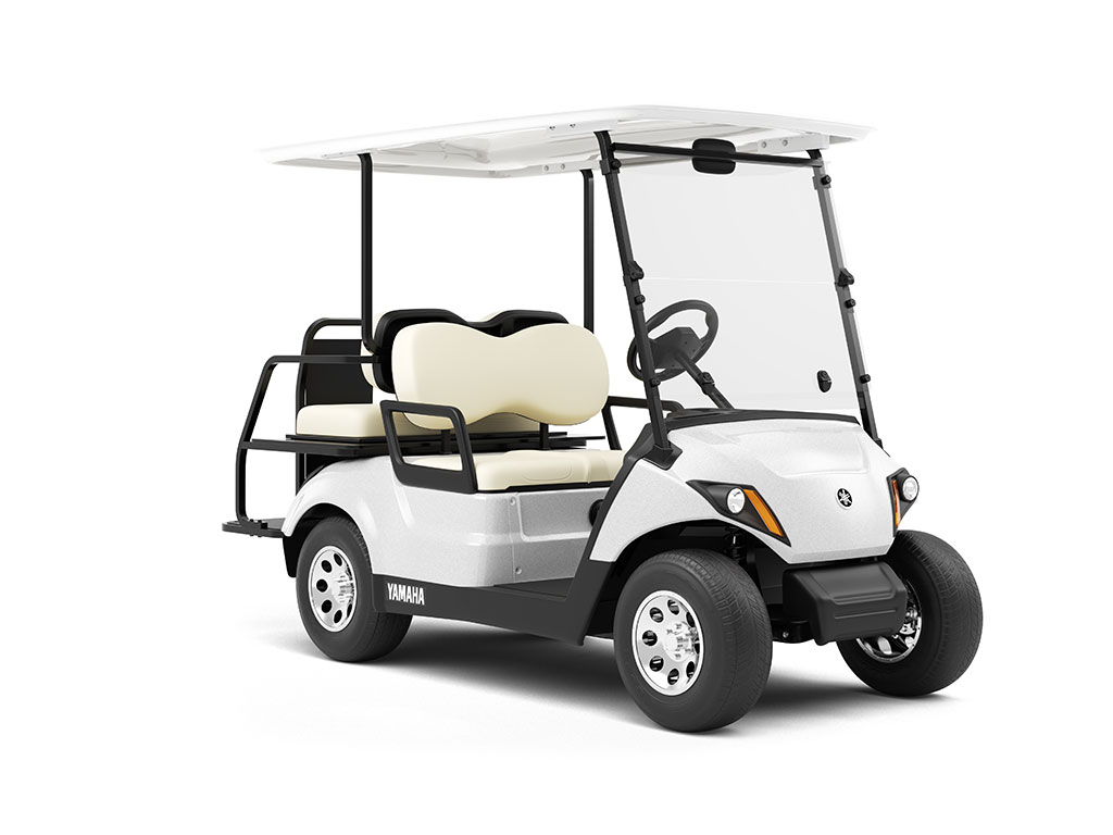 3M 2080 Satin White Aluminum Golf Buggy  Wraps