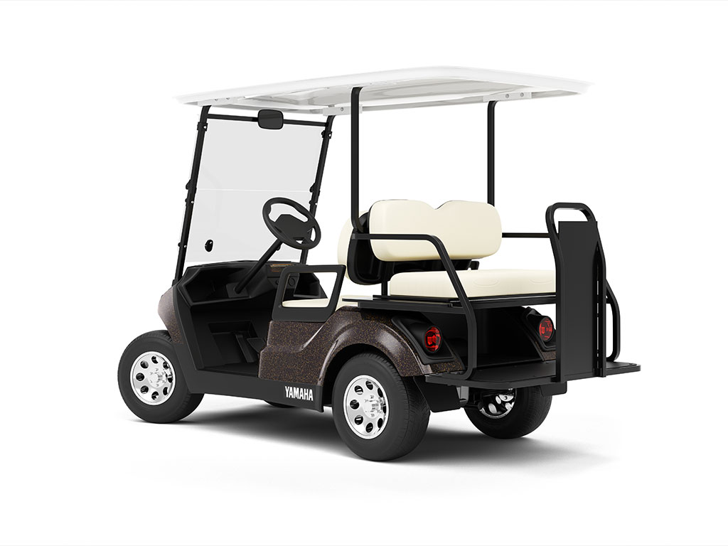 3M 2080 Satin Gold Dust Black Golf Cart Vinyl Wraps