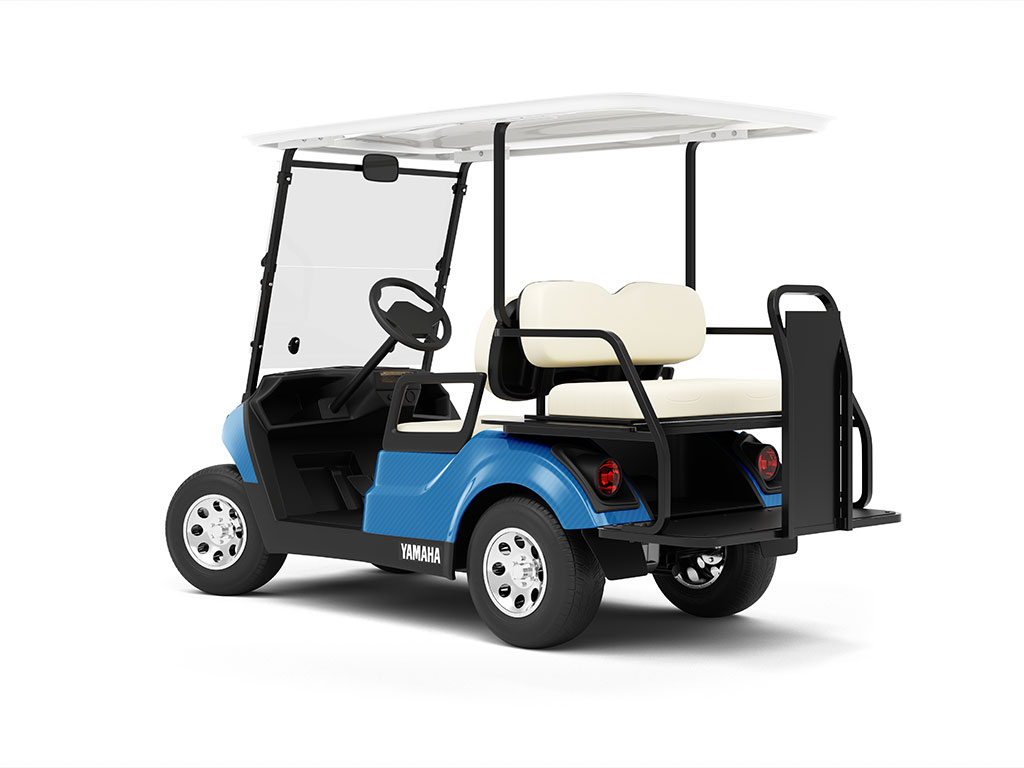 Rwraps 3D Carbon Fiber Blue Golf Cart Vinyl Wraps