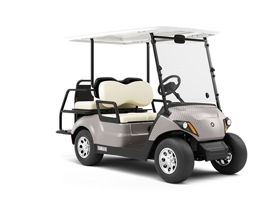 Rwraps™ 3D Carbon Fiber Silver Vinyl Golf Cart Wrap