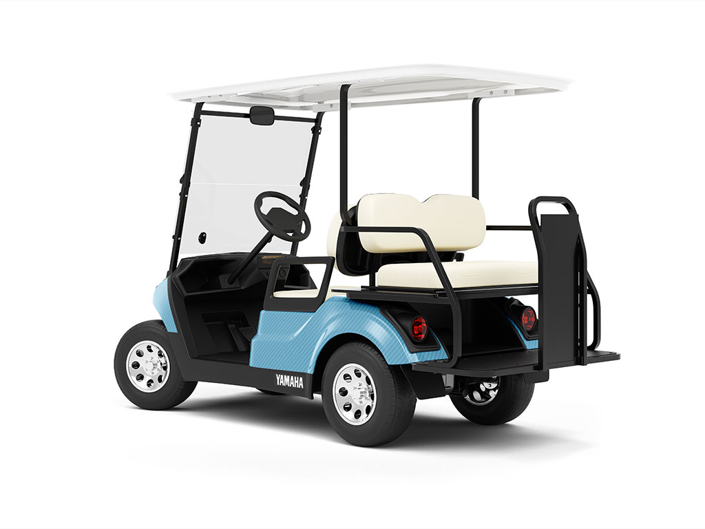 Rwraps 3D Carbon Fiber Blue (Sky) Golf Cart Vinyl Wraps