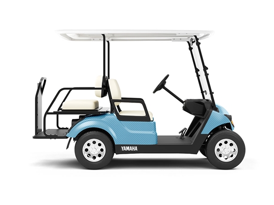 Rwraps 3D Carbon Fiber Blue (Sky) Do-It-Yourself Golf Cart Wraps