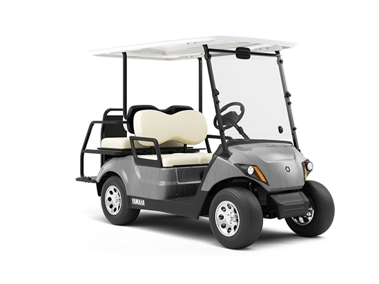 Rwraps™ Brushed Aluminum Gray Vinyl Golf Cart Wrap