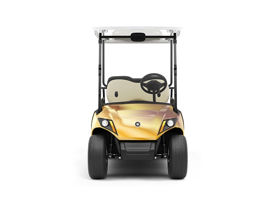 Rwraps Chrome Gold DIY Golf Cart Wraps