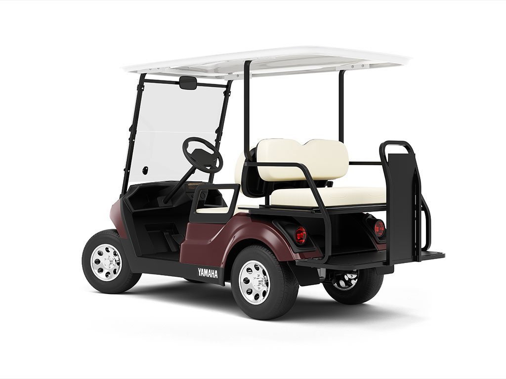 Rwraps Gloss Metallic Black Rose Golf Cart Vinyl Wraps