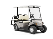 Rwraps™ Gloss Metallic Gray Vinyl Golf Cart Wrap