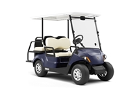 Rwraps™ Gloss Metallic Midnight Blue Vinyl Golf Cart Wrap