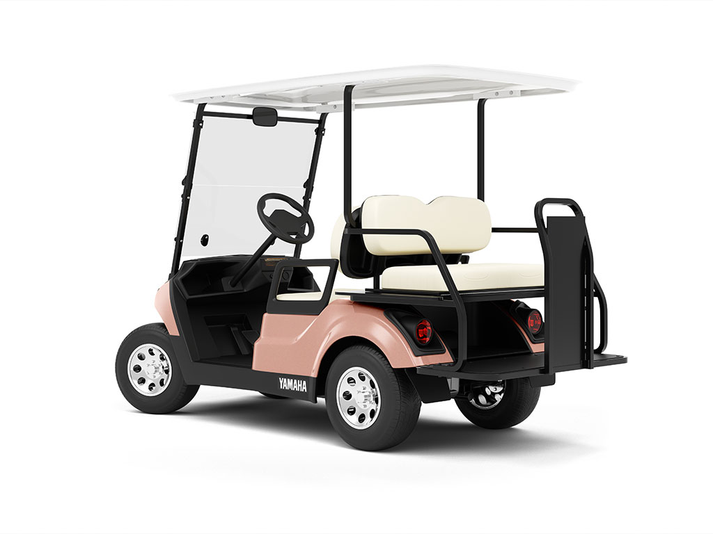 Rwraps Gloss Metallic Rose Gold Golf Cart Vinyl Wraps