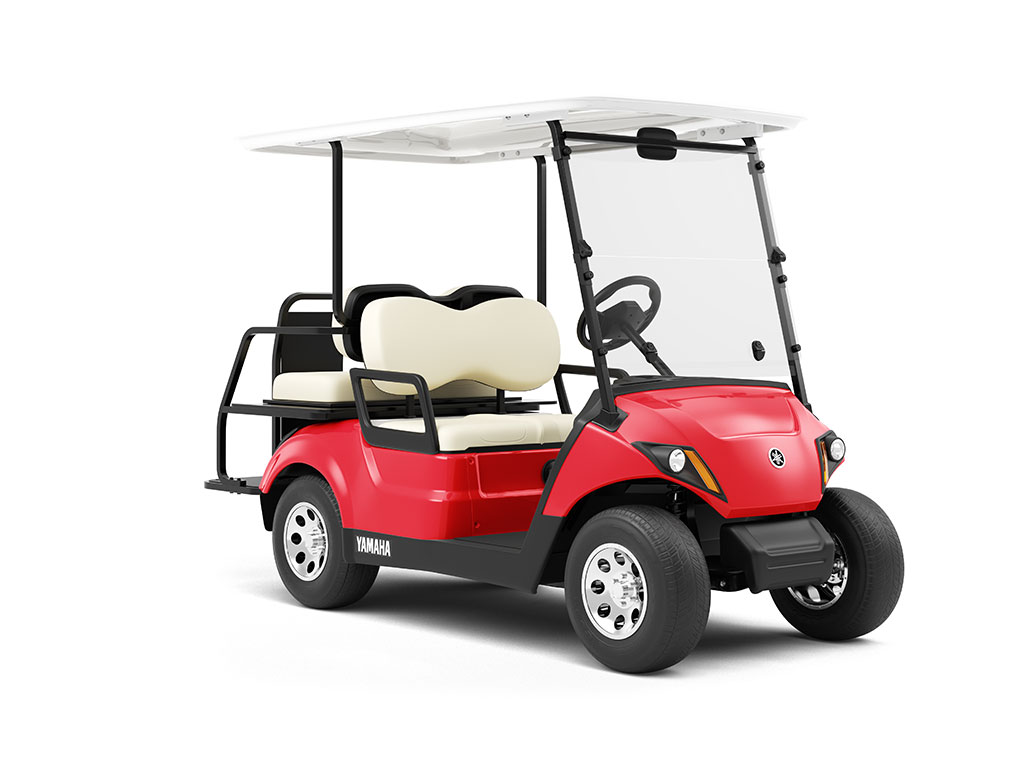 Rwraps™ Gloss Red (Racing) Vinyl Golf Cart Wrap